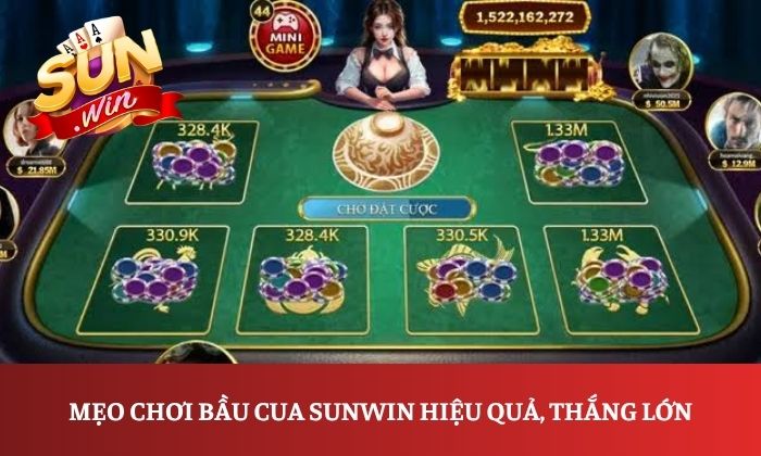 Cách chơi bầu cua Sunwin đơn giản, dễ hiểu từ A-Z 3 Mẹo chơi bầu cua Sunwin hiệu quả, thắng lớn