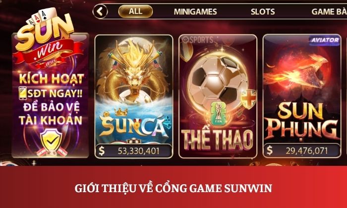 Giới thiệu về cổng game Sunwin