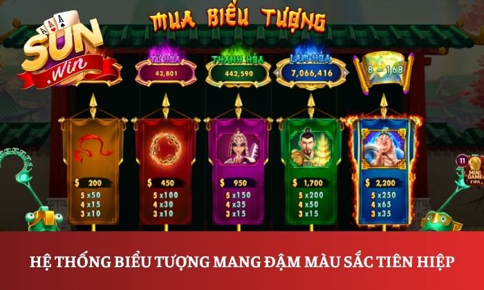 Na Tra Ma Đồng Giáng Thế Sunwin – Khám phá game slot thần thoại hấp dẫn 3 Hệ thống biểu tượng mang đậm màu sắc tiên hiệp
