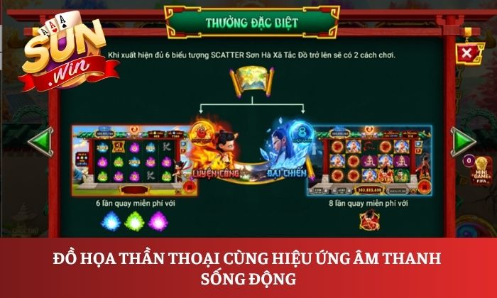 Na Tra Ma Đồng Giáng Thế Sunwin – Khám phá game slot thần thoại hấp dẫn 4 Đồ họa thần thoại cùng hiệu ứng âm thanh sống động