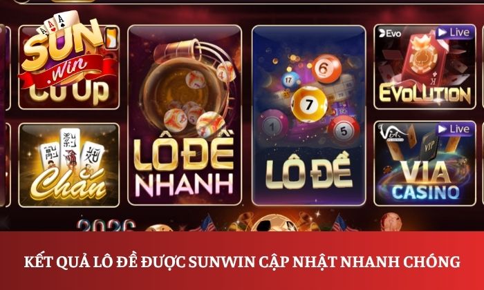 Trang chủ 26 Kết quả lô đề được Sunwin cập nhật nhanh chóng